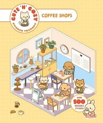 Skittledog - Cute 'n' Cozy Sticker Therapy: Coffee Shops, Häftad