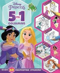 bokomslag Disney Princess: 5 in 1 Colouring