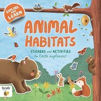 bokomslag Animal Habitats: A Sticker and Activity Book for Curious Little Explorers