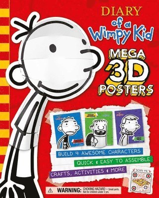 Diary of a Wimpy Kid: Pop Heads 3D Crafts: Quick & Easy to Assemble Life-Like Characters, Plus Crafts, Activities, and More 1