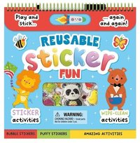bokomslag Reusable Sticker Fun: With Wipe-Clean and Sticker Activities