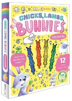 bokomslag Chicks, Lambs, Bunnies Colouring