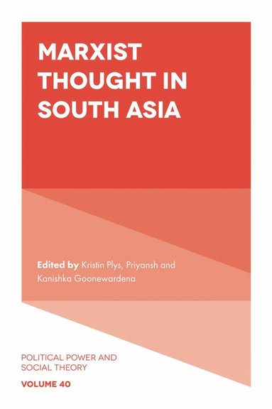 Kristin Plys, Priyansh, Kanishka Goonewardena - Marxist Thought in South Asia, Inbunden
