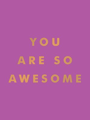 bokomslag You Are So Awesome