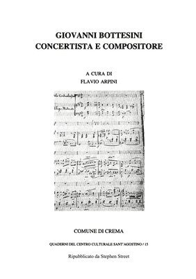 Giovanni Bottesini Concertista e Compositore 1
