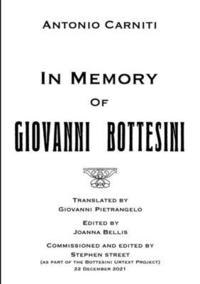 bokomslag In Memory Of Giovanni Bottesini