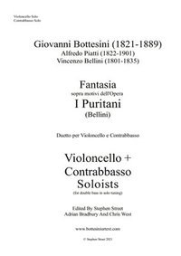 bokomslag Fantasia I Puritani Duetto For Double Bass and Cello - Soloists Part (Cello and Bass soloists)