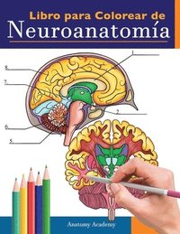 bokomslag Libro para colorear de neuroanatomia