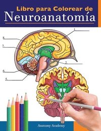 bokomslag Libro para colorear de neuroanatomía