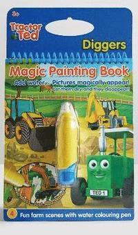 bokomslag Tractor Ted  Magic Painting Book - Diggers