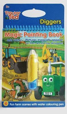 bokomslag Tractor Ted Magic Painting Book - Diggers