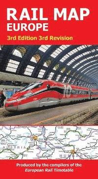 bokomslag Rail Map Europe: 3rd Edition