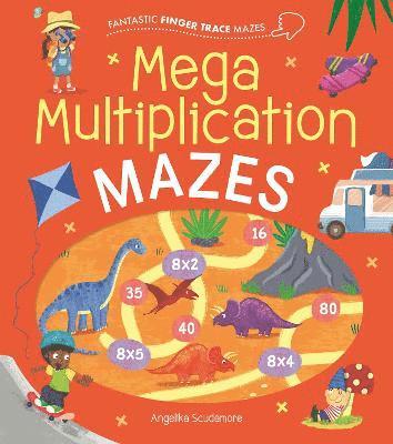 Fantastic Finger Trace Mazes: Mega Multiplication Mazes 1