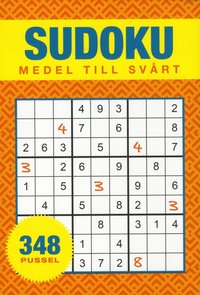 bokomslag Sudoku : medel till svår - 348 pussel