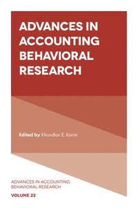 bokomslag Advances in Accounting Behavioral Research