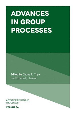 bokomslag Advances in Group Processes