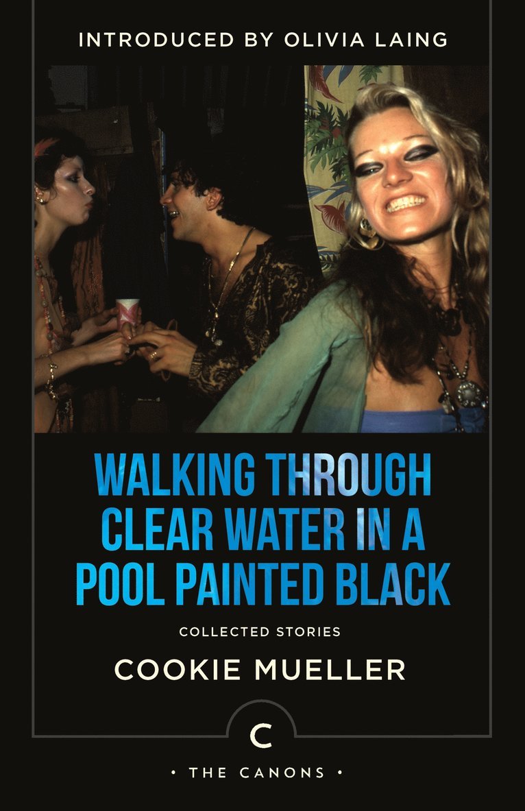 Walking Through Clear Water In a Pool Painted Black 1