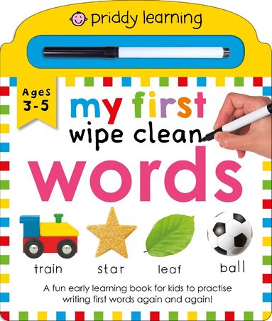 Priddy Books, Roger Priddy - My First Wipe Clean: Words, Kartonnage