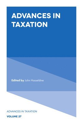 bokomslag Advances in Taxation