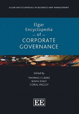 bokomslag Elgar Encyclopedia of Corporate Governance