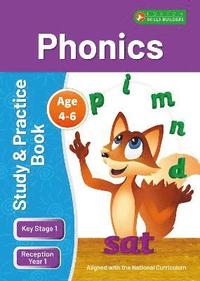 bokomslag KS1 Phonics Study & Practice Book for Ages 4-6 (Reception -Year 1) Perfect for learning at home or use in the classroom