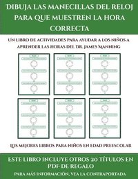 bokomslag Los mejores libros para ninos en edad preescolar (Dibuja las manecillas del reloj para que muestren la hora correcta)