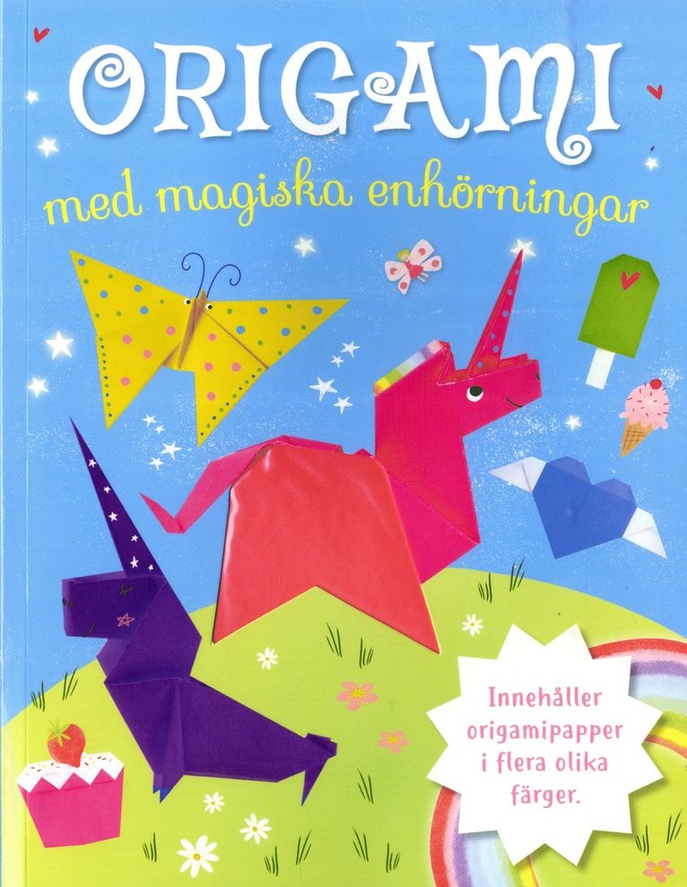 Origami med magiska enhörningar 1