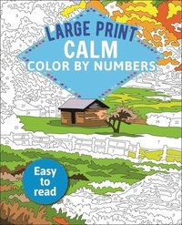 bokomslag Large Print Calm Color by Numbers: Easy to Read