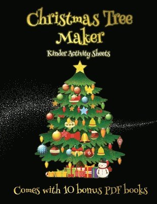 bokomslag Kinder Activity Sheets (Christmas Tree Maker)