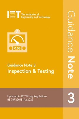 bokomslag Guidance Note 3: Inspection & Testing