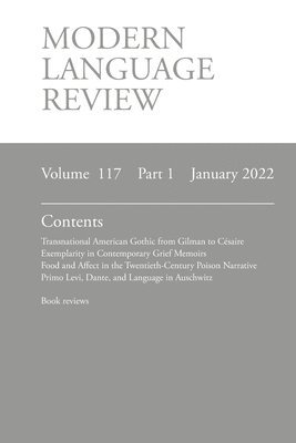 Derek Connon - Modern Language Review (117, Häftad