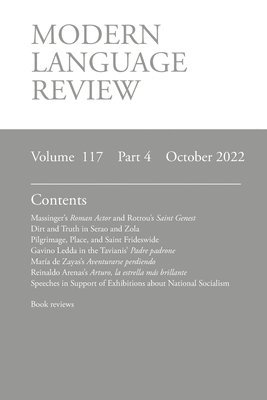 Lucy O'Meara - Modern Language Review (117, Häftad