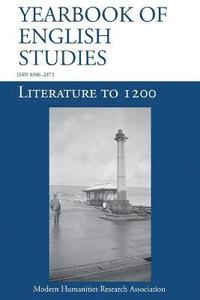 bokomslag Literature to 1200 (Yearbook of English Studies (52) 2022)