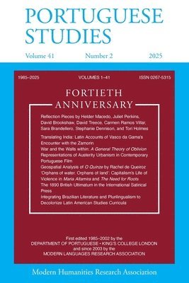 Portuguese Studies 41.2 (2025)