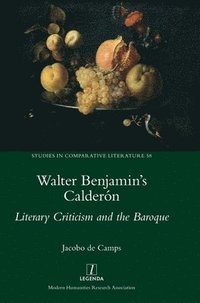 bokomslag Walter Benjamin's Calderón
