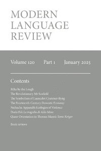 bokomslag Modern Language Review (120.1) January 2025