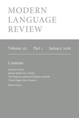 Duncan Wheeler - Modern Language Review (121.1) January 2026, Häftad