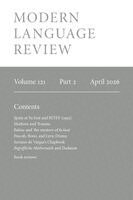 Duncan Wheeler - Modern Language Review (121.2) April 2026, Häftad
