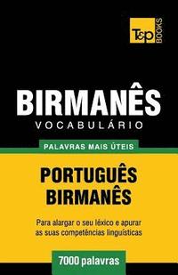 bokomslag Vocabulrio Portugus-Birmans - 7000 palavras mais teis