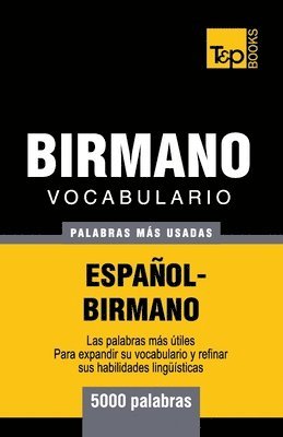 bokomslag Vocabulario Español-Birmano - 5000 palabras más usadas