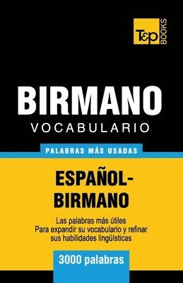 bokomslag Vocabulario Español-Birmano - 3000 palabras más usadas