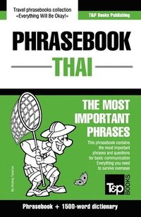 bokomslag English-Thai phrasebook and 1500-word dictionary
