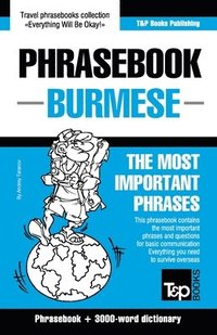bokomslag Phrasebook - Burmese - The most important phrases