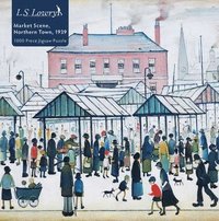 bokomslag Adult Jigsaw Puzzle L.S. Lowry: Market Scene, Northern Town, 1939: 1000-Piece Jigsaw Puzzles