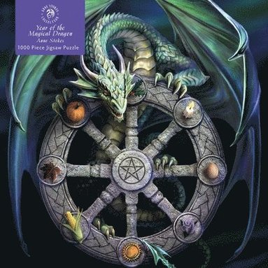 bokomslag Adult Jigsaw Puzzle Anne Stokes: Wheel of the Year: 1000-Piece Jigsaw Puzzles