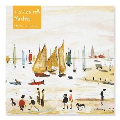 Adult Jigsaw Puzzle L.S. Lowry: Yachts (500 Pieces): 500-Piece Jigsaw Puzzles 1