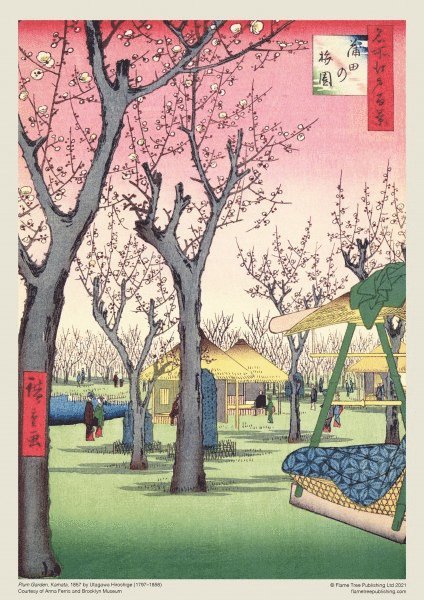 Pussel 1000 bitar Plum Garden, Utagawa Hiroshige, Pussel