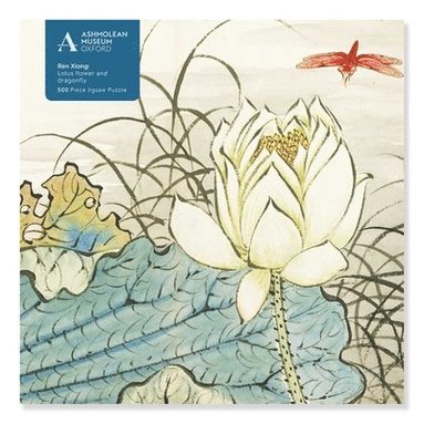 bokomslag Adult Jigsaw Puzzle Ashmolean: Ren Xiong: Lotus Flower and Dragonfly (500 Pieces): 500-Piece Jigsaw Puzzles