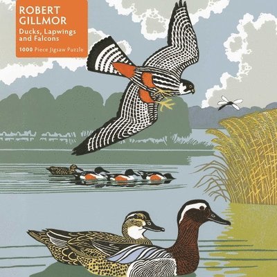 Adult Jigsaw Puzzle Robert Gillmor: Ducks, Falcons and Lapwings: 1000-Piece Jigsaw Puzzles 1