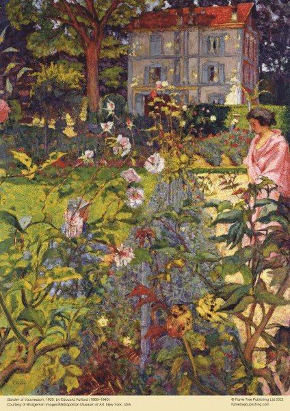 Pussel 500 bitar Garden at Vaucresson, 1920, Pussel